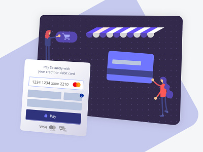 Payment Gateway credit card checkout illustration online payment online shop online shopping payment gateway payment widged product design ui ui design ux ux design vector