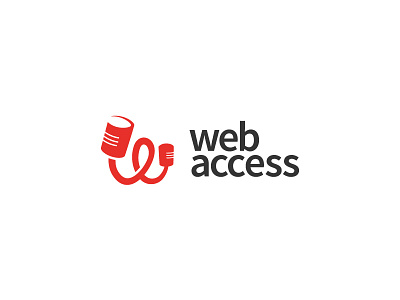 Web Access Logo design logo