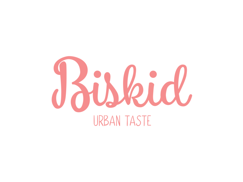 Biskid - URBAN TASTE animation branding creative agency lettering logo design packaging