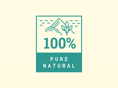 Pure Natural branding design graphic design illustration label package packaging