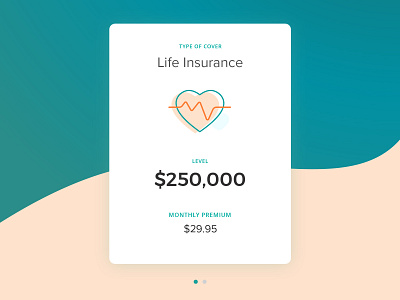 Mobile App - Life insurance swipe card app app designer creative agency digital agency digital designer graphic design illustration insurance app life insurance ui ui ux design ui deisgn ux ux designer vector