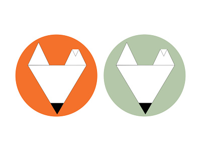 Paper Fox Logo branding design fox graphic design illustration logo origami vector