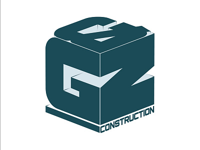 G & Z Logo Design construction logo