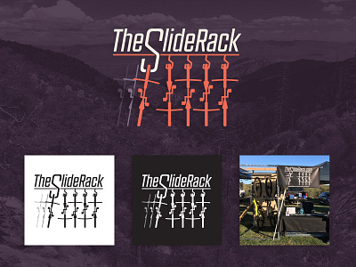 The SlideRack banner logo product label