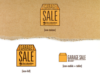 Garage Sale Icon box garage icon sale