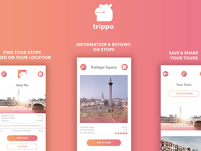 Trippo Tour Guide // App Concept