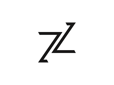 Monogram for zippyzealous clean contractor freelance freelance designer graphic design logo minimal monogram