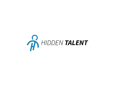 Hidden Talent logo creative hidden talent logo ht letter logo letter logo minimal minimalist new concept logo new logo unique