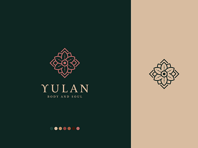 Yulan Body and Soul Rebrand authenticity aztec branding design flower gem illustration logo pilates rebrand soul vector yoga