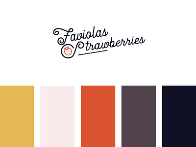 Faviolas Strawberries Logo