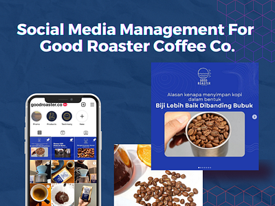 Social Media Management For Good Roaster Coffee Co. copywriting graphic design social media management