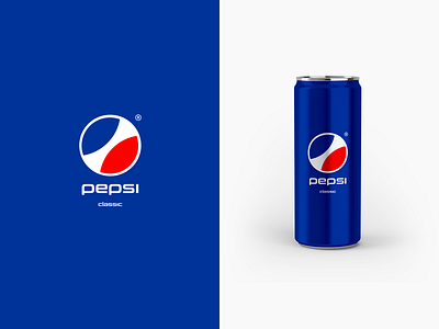 Pepsi classic branding design illustration logo packaging