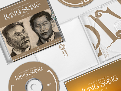 Mongolian National LONG SONG overview design graphic design logotype