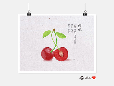 樱桃cherry illustration