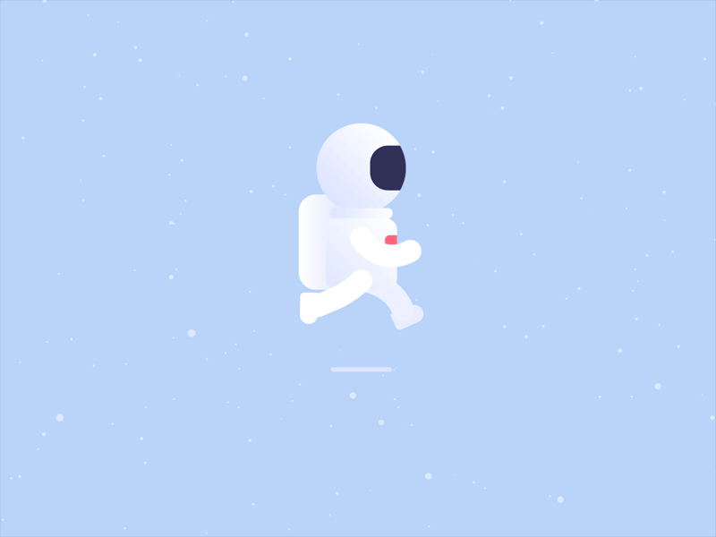 walker astronaut aftereffects ui