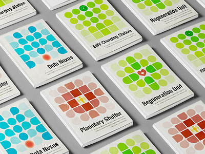 Manuals Covers book geometric grid illustration product