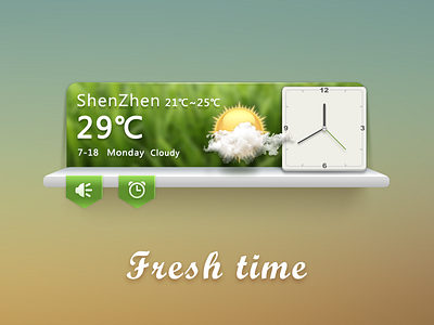 Fresh Time weather widget