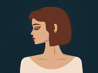 Red lippie weather 💄 30daychallenge 30daysofdesign girl illustration inktober inktober2019 makeup october sketch sketchapp vector vector illustration vectorart