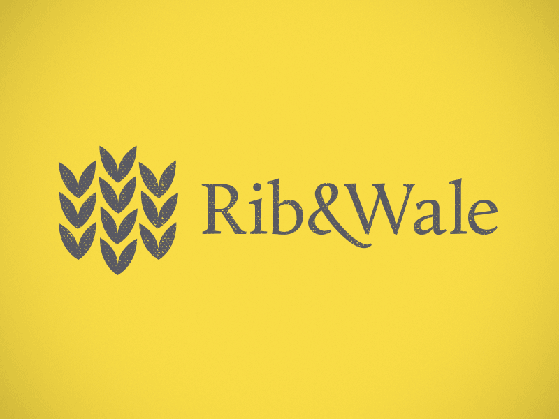 Rib & Wale Color Options apparel branding color color palette etsy knit knitwear logo palette typemark