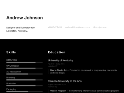 Resumé Design