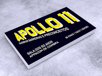 Apollo 11's invitation card design graphic design vector