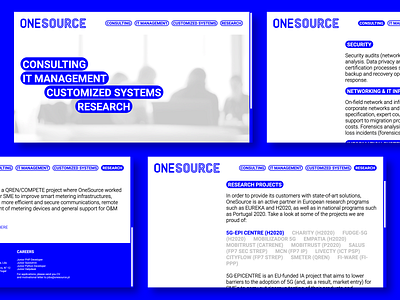 OneSource Website design web design