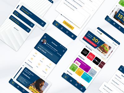 SuperApp Components app design design system illustration mobile ui ux