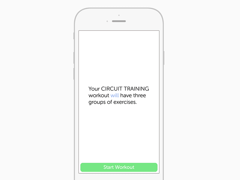 Fittr Workout Overview fittr ios8 healthkit animation ux gif