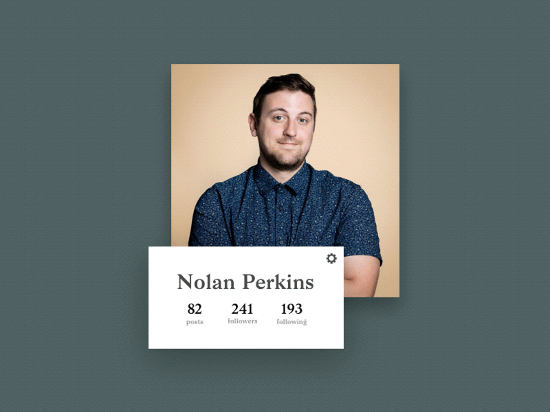 Daily UI 006/007 - Profile & User Settings