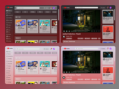 Redesign Youtube UI