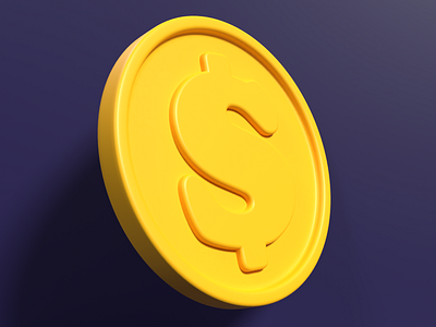 3D Coin 3d coin currency graphic design