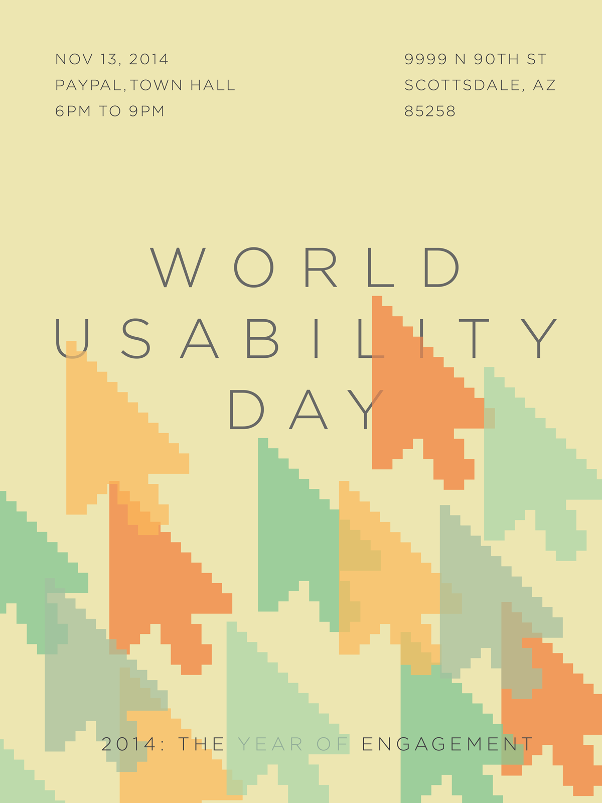 World Usability Day poster by Julieta Felix on Dribbble