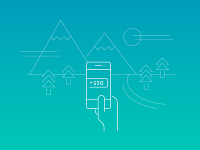 Illustration for new app