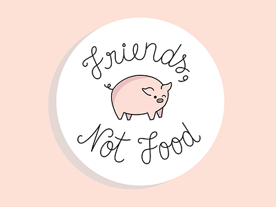 Animals are friends, not food!