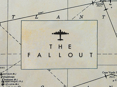 The Fallout b 27 b27 bunker fallout old map plane plane logo wwii