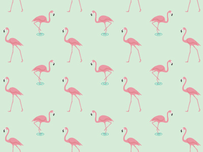 Summer Pattern 1 flamingo flamingos pattern pastel color pattern summer pattern