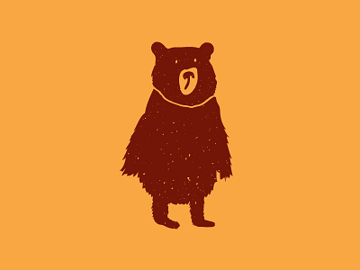 Bear 1 bear bear illustration cute bear grizzly bear print bear