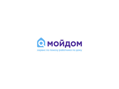 Logo for moydom app branding home house logo mobile search