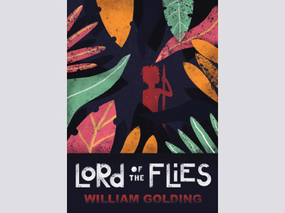 Lord of the Flies bookcover illustration literature poster