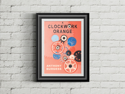 A Clockwork Orange bookcover fan art illustration literature poster