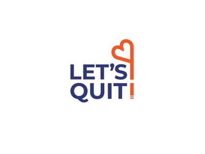 Let's Quit branding design identity logo