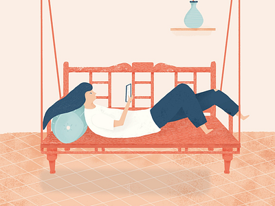 Swinging away the weekend illustration swing chill read