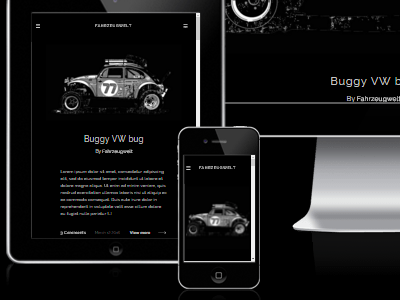 Fahrzeugwelt webdesign
