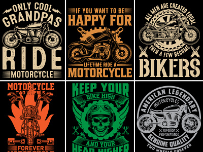 Motorbike T-Shirt Design