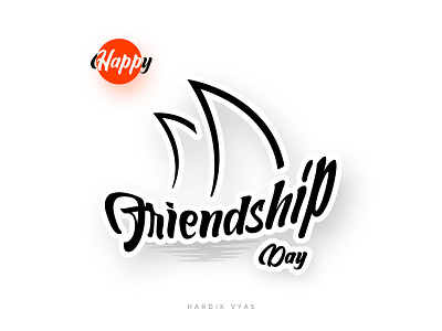 Friendship Day Special! 2020 carddesign clean concept concept art design dribbble dribbblefriends friends friendship fun happy minimal minimalism minimalist type art typography typography art typography design white