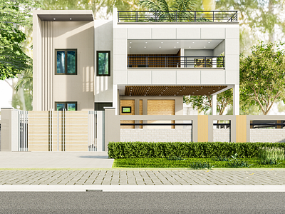 duplex building house exterior design 3d 3d design design duplexhouse exterior exterior design house design interior interior design