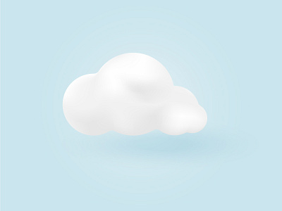 White cloud abstract app cloud cloud app design illustration minimal minimalism mobile monochrome vector white