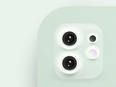 iPhone 13 design illustration minimalism mobile vector