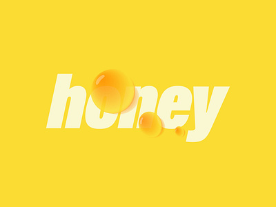 honey design food illustration minimalism vector yellow