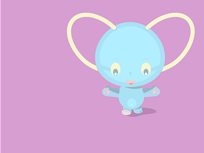 Alien baby animal baby character cute fictional flat mouse personage